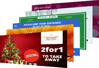 Targeted advertising screens