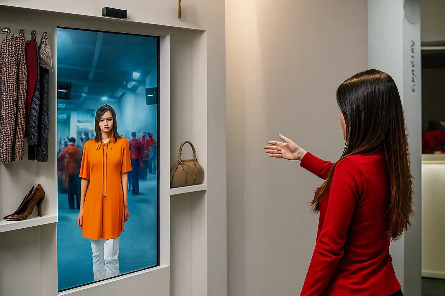 Touchless screen navigation